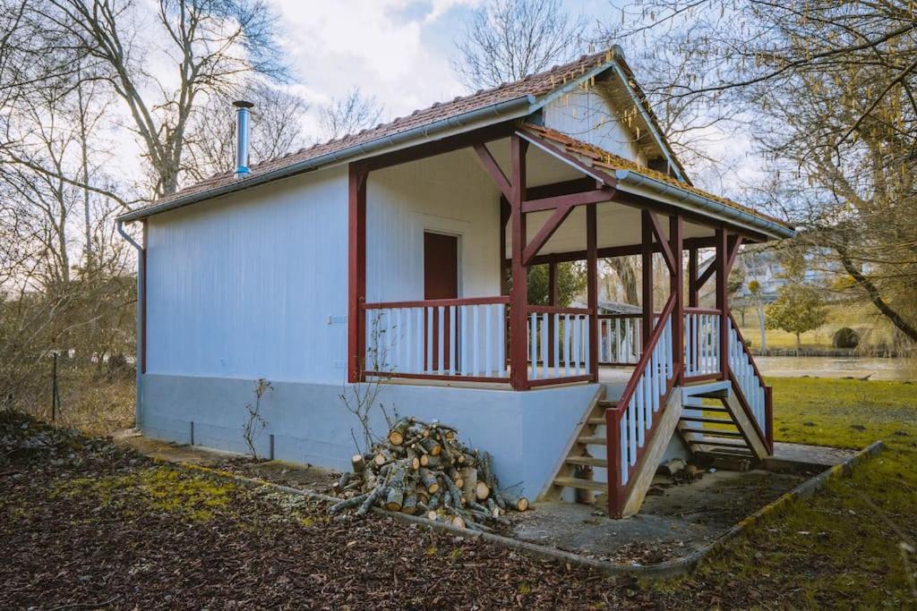 Le Chalet Du Bout Du Monde, En Bord De Riviere ! Grez-sur-Loing Buitenkant foto