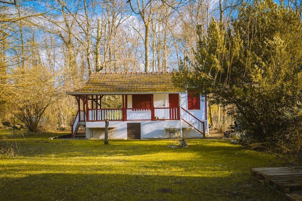 Le Chalet Du Bout Du Monde, En Bord De Riviere ! Grez-sur-Loing Buitenkant foto